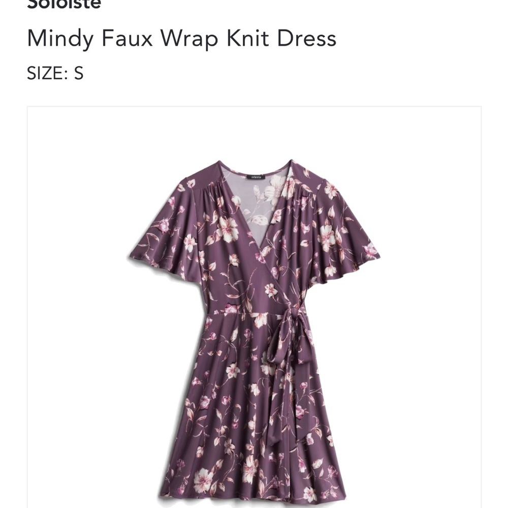 Soloiste Mindy Faux Wrap Kit Dress Size Small Stitch Fix